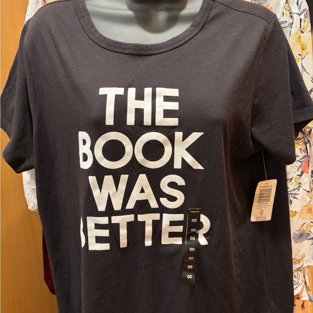 Torrid BOOKISH Graphic‎ Tee
